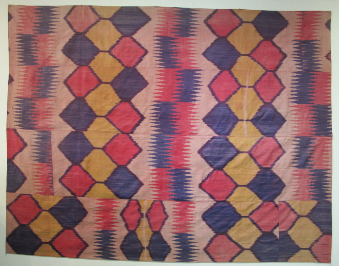 Large Silk Ikat Panel